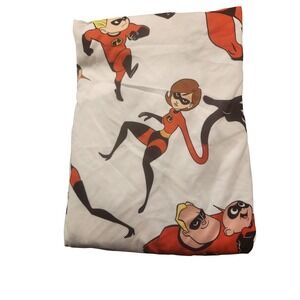 Disney Pixar The Incredibles Cotton Fabric White Collage Quilt Craft Sewing